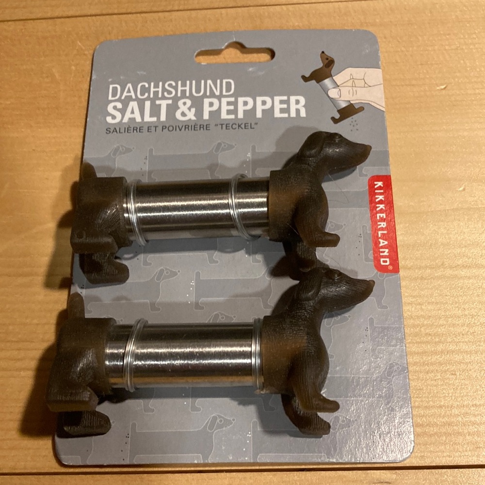 Kikkerland Salt and Pepper Shakers